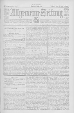 Allgemeine Zeitung Freitag 20. Mai 1904