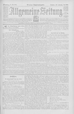 Allgemeine Zeitung Montag 23. Mai 1904