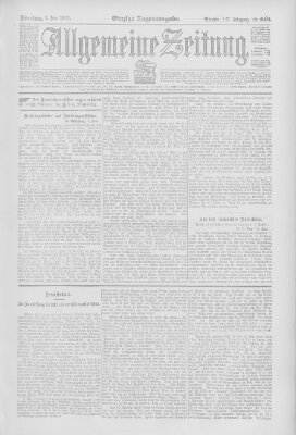 Allgemeine Zeitung Freitag 3. Juni 1904