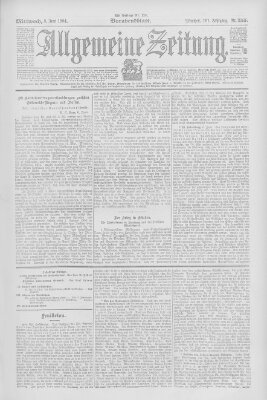 Allgemeine Zeitung Mittwoch 8. Juni 1904