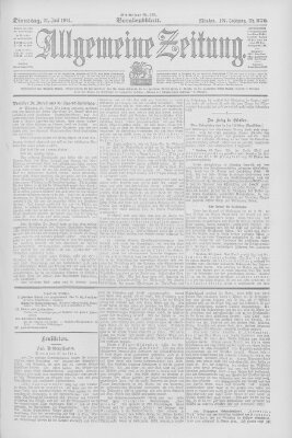 Allgemeine Zeitung Dienstag 21. Juni 1904