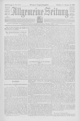 Allgemeine Zeitung Samstag 25. Juni 1904