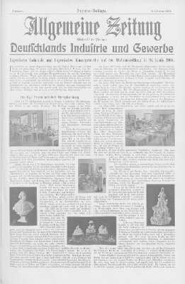 Allgemeine Zeitung Samstag 8. Oktober 1904