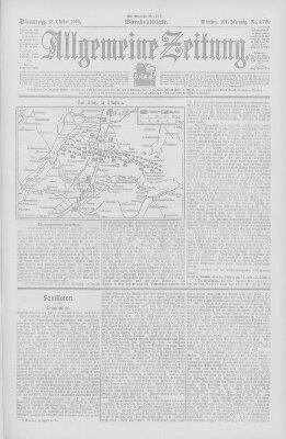 Allgemeine Zeitung Dienstag 18. Oktober 1904