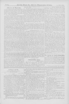 Allgemeine Zeitung Montag 24. Oktober 1904