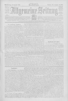 Allgemeine Zeitung Mittwoch 30. November 1904