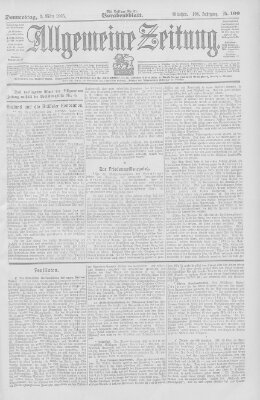 Allgemeine Zeitung Donnerstag 2. März 1905