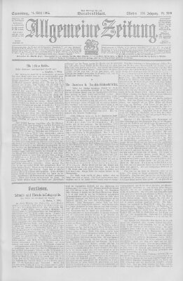 Allgemeine Zeitung Samstag 11. März 1905