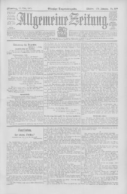 Allgemeine Zeitung Montag 13. März 1905