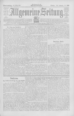 Allgemeine Zeitung Donnerstag 23. März 1905