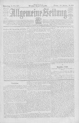 Allgemeine Zeitung Sonntag 26. März 1905