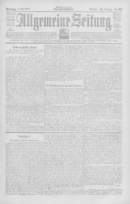 Allgemeine Zeitung Freitag 7. April 1905