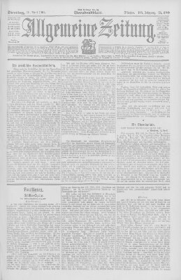 Allgemeine Zeitung Dienstag 18. April 1905