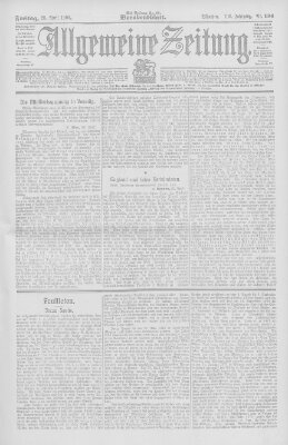 Allgemeine Zeitung Freitag 28. April 1905