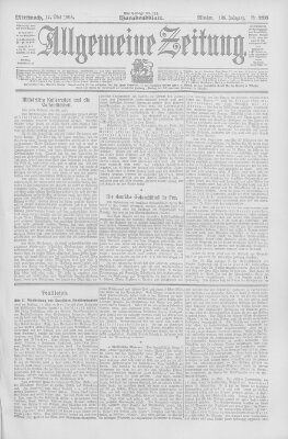 Allgemeine Zeitung Mittwoch 17. Mai 1905