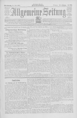 Allgemeine Zeitung Mittwoch 21. Juni 1905