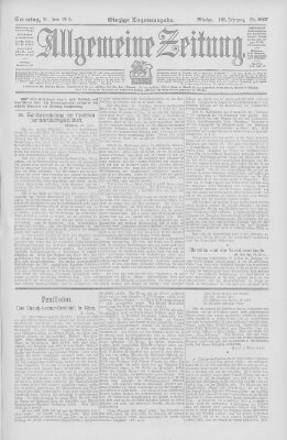 Allgemeine Zeitung Sonntag 25. Juni 1905