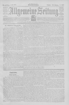 Allgemeine Zeitung Samstag 8. Juli 1905