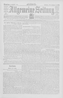 Allgemeine Zeitung Dienstag 5. September 1905