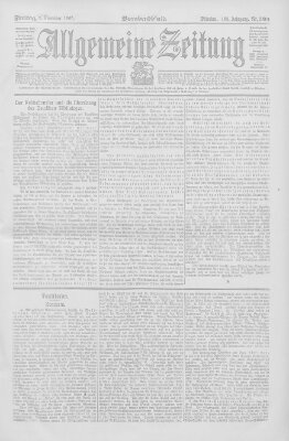 Allgemeine Zeitung Freitag 3. November 1905