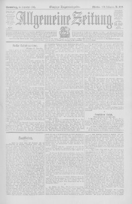 Allgemeine Zeitung Sonntag 24. Dezember 1905