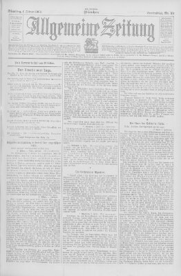 Allgemeine Zeitung Dienstag 6. Februar 1906