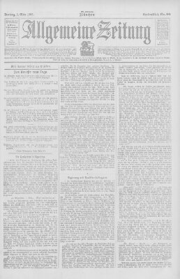 Allgemeine Zeitung Freitag 2. März 1906