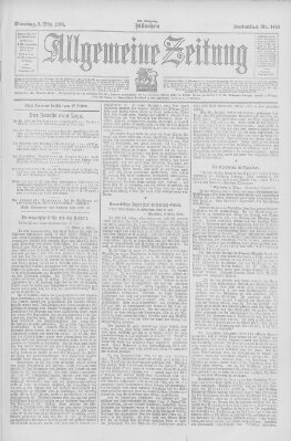 Allgemeine Zeitung Dienstag 6. März 1906