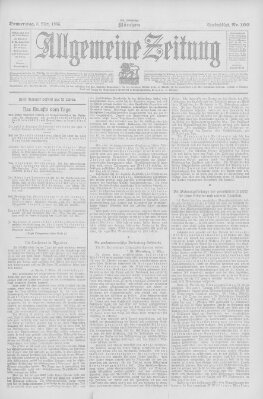 Allgemeine Zeitung Donnerstag 8. März 1906