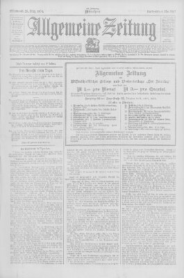 Allgemeine Zeitung Mittwoch 28. März 1906