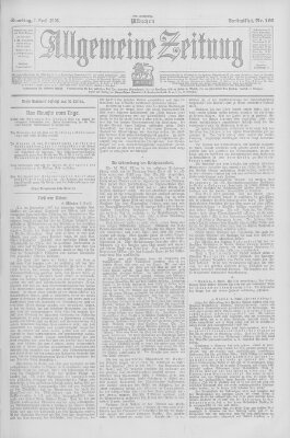 Allgemeine Zeitung Samstag 7. April 1906