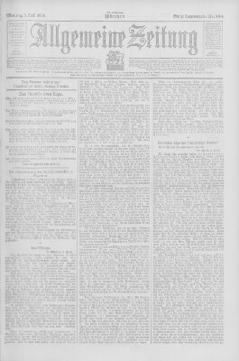 Allgemeine Zeitung Montag 9. April 1906