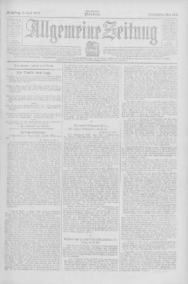 Allgemeine Zeitung Samstag 14. April 1906