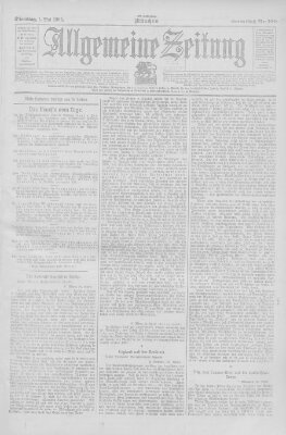 Allgemeine Zeitung Dienstag 1. Mai 1906