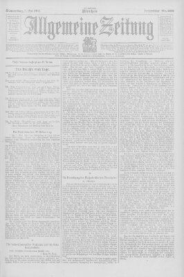 Allgemeine Zeitung Donnerstag 3. Mai 1906