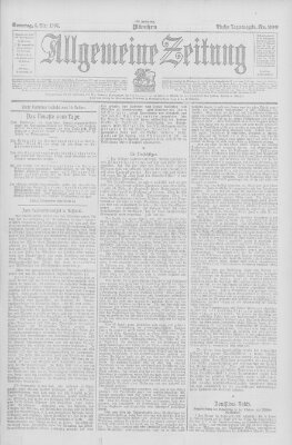 Allgemeine Zeitung Sonntag 6. Mai 1906