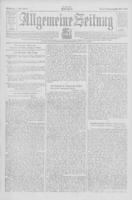 Allgemeine Zeitung Montag 7. Mai 1906