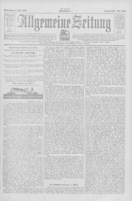 Allgemeine Zeitung Samstag 12. Mai 1906