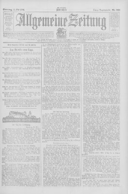 Allgemeine Zeitung Sonntag 13. Mai 1906