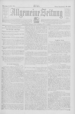 Allgemeine Zeitung Sonntag 20. Mai 1906