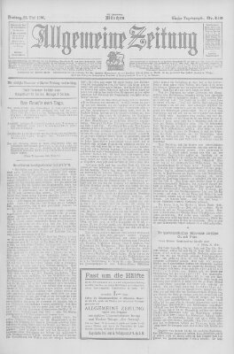 Allgemeine Zeitung Freitag 25. Mai 1906