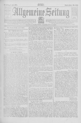 Allgemeine Zeitung Samstag 2. Juni 1906