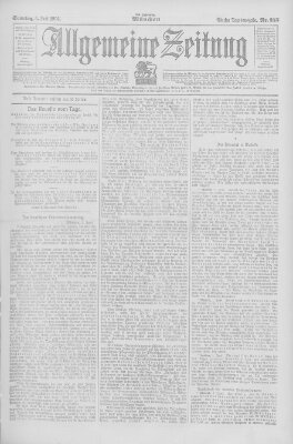 Allgemeine Zeitung Sonntag 3. Juni 1906