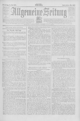 Allgemeine Zeitung Dienstag 12. Juni 1906