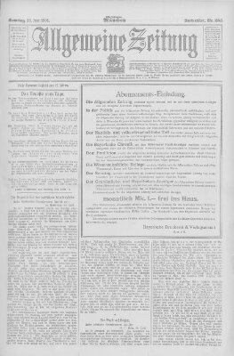 Allgemeine Zeitung Samstag 23. Juni 1906