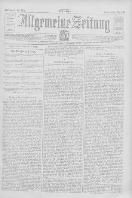 Allgemeine Zeitung Freitag 20. Juli 1906