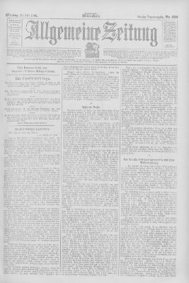 Allgemeine Zeitung Montag 23. Juli 1906