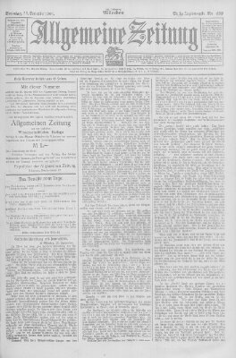 Allgemeine Zeitung Sonntag 30. September 1906