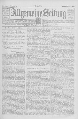 Allgemeine Zeitung Dienstag 2. Oktober 1906