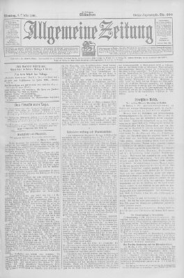 Allgemeine Zeitung Montag 8. Oktober 1906